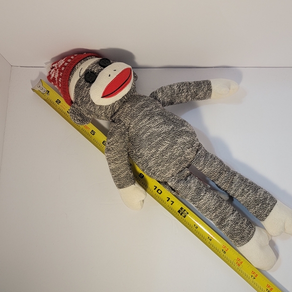 TY Beanie Buddies Collection 2 Sock Monkeys Both Year 2011 - Picture 6 of 12